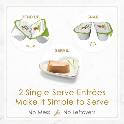 Purina  Gourmet Wet Cat Food Variety Pack, Petites Pate Collection, Break-Apart Tubs, 24 Servings - (Pack of 12) 2.8 Oz. Tubs