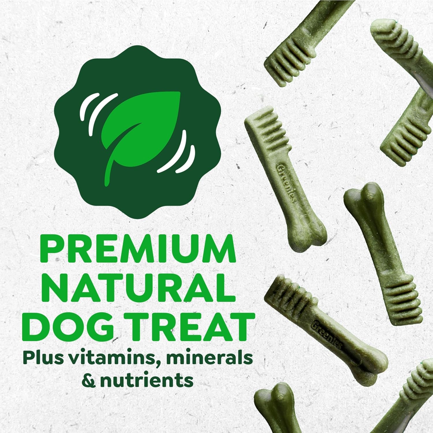 Veterinarian-Recommended Adult Natural Dental Dog Treats Large Size, Original Flavor, 54 Oz. Pack, 34 Count