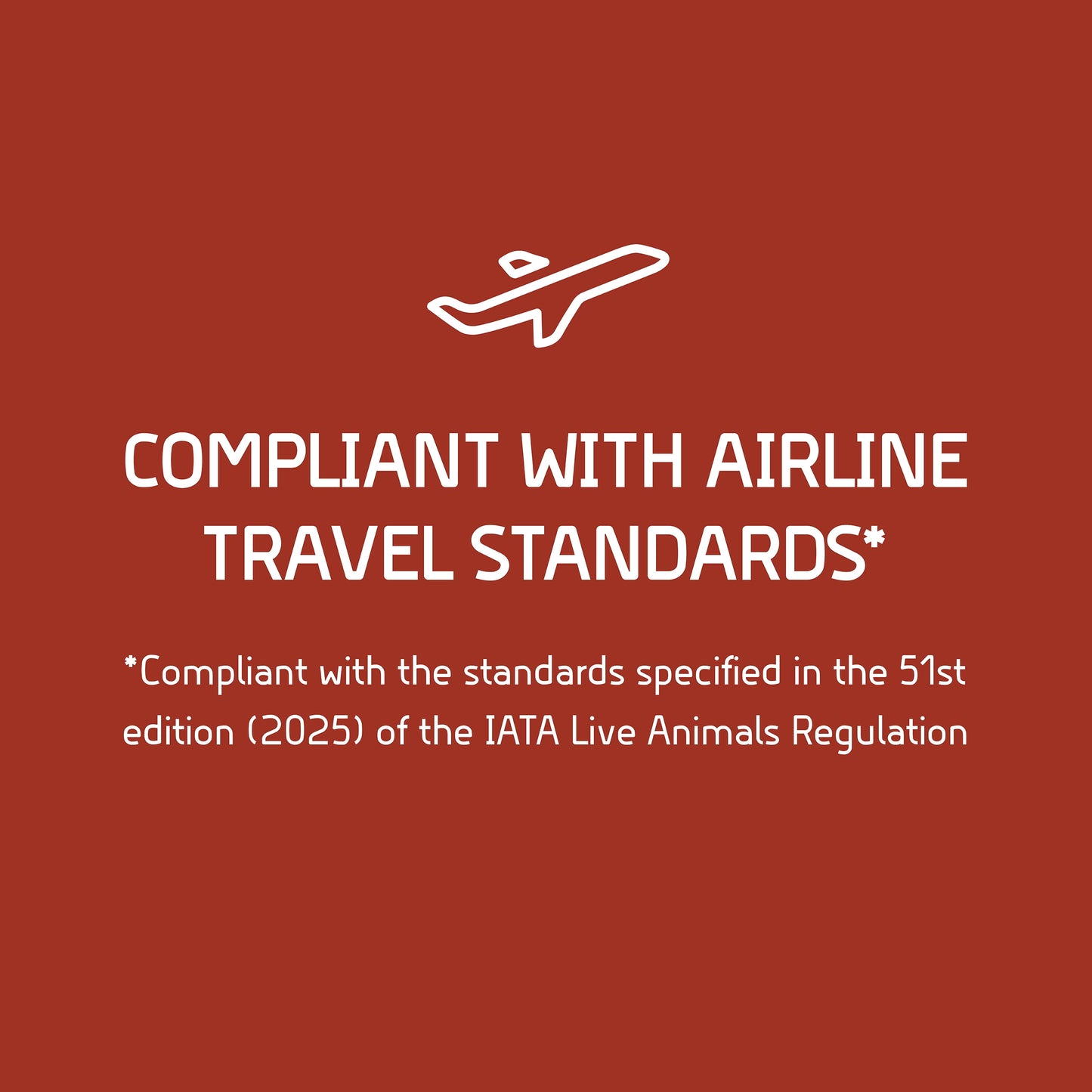 Airline Approved Plastic Dog Kennel with Wheels, Large