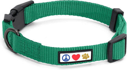 Dog Collar for Large Dogs Adjustable Dog Collar Heavy Duty Waterproof Collars for Dogs with Quick-Release Buckle - Lush Green Dog Collar for Large Breeds