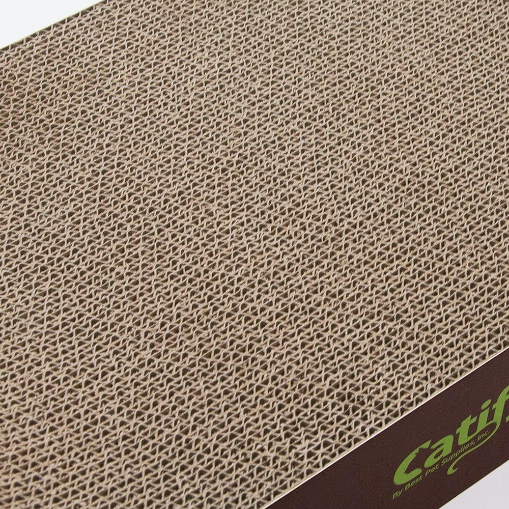 Catify Cat Scratcher, Fun Interactive Scratchers, Posts, Poles, Claw Safe, Furniture Saver Indoor Play Support Natural Cat Behaviors Heavy Duty - Lounger I