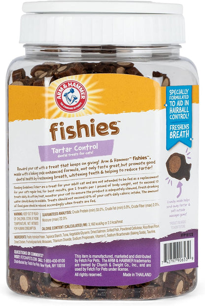 for Pets Cat Dental Treats - Tartar Control Cat Treats for Cat Dental Health, Cat Dental Care Treats for Fresh Breath, Cat Teeth Treats for Cats, Arm and Hammer Dental Chews for Cats